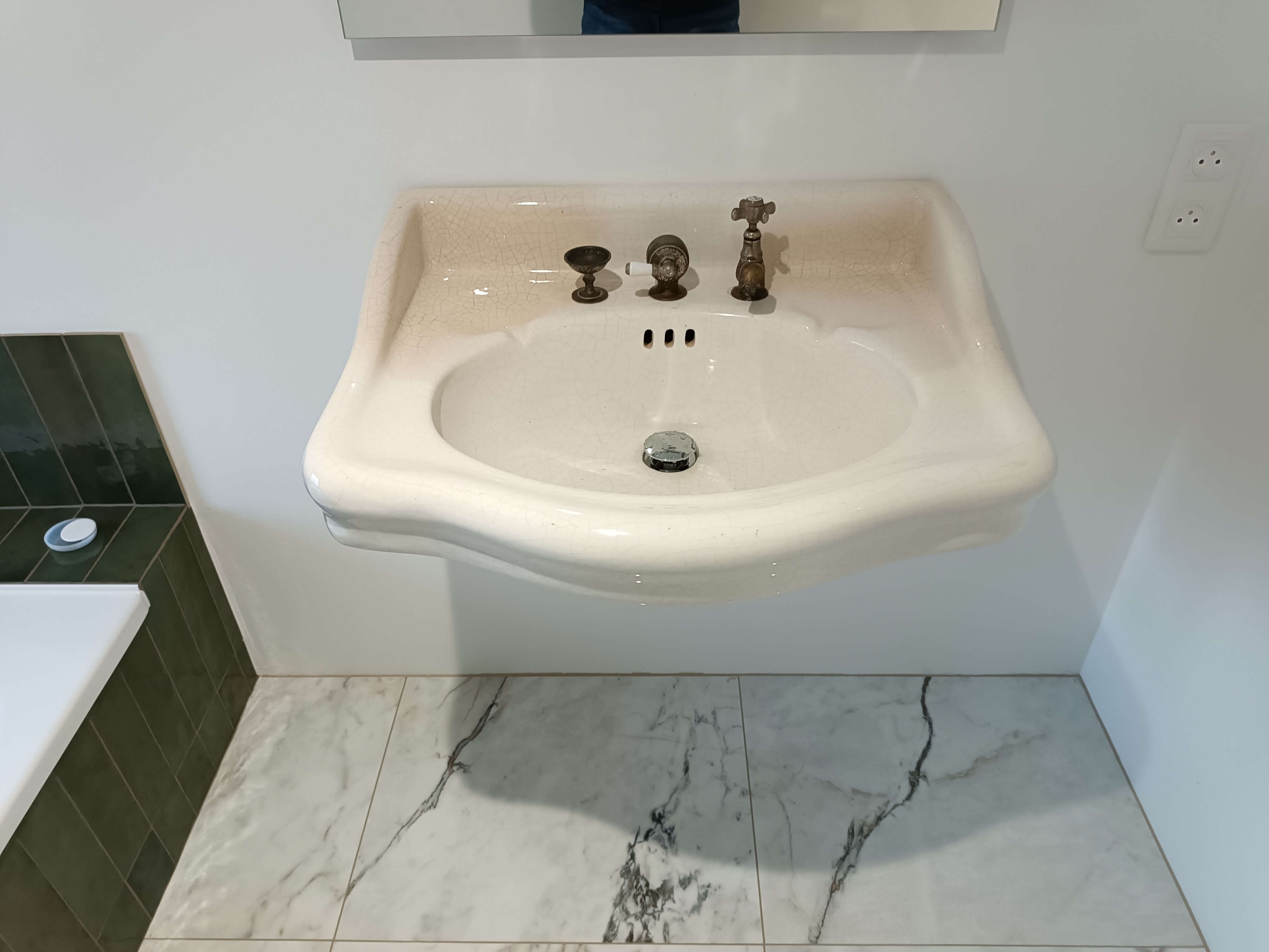 Rénovation grâce à l'ancienne robinetterie